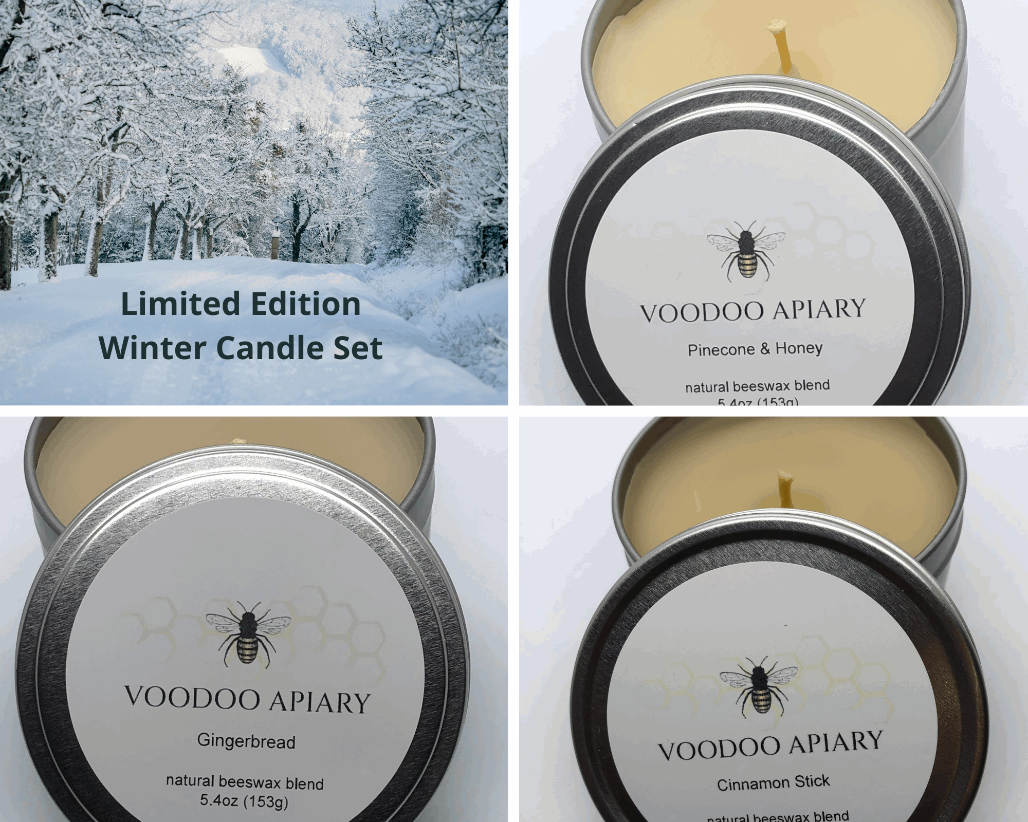 Limited Edition Winter Candle Set 
