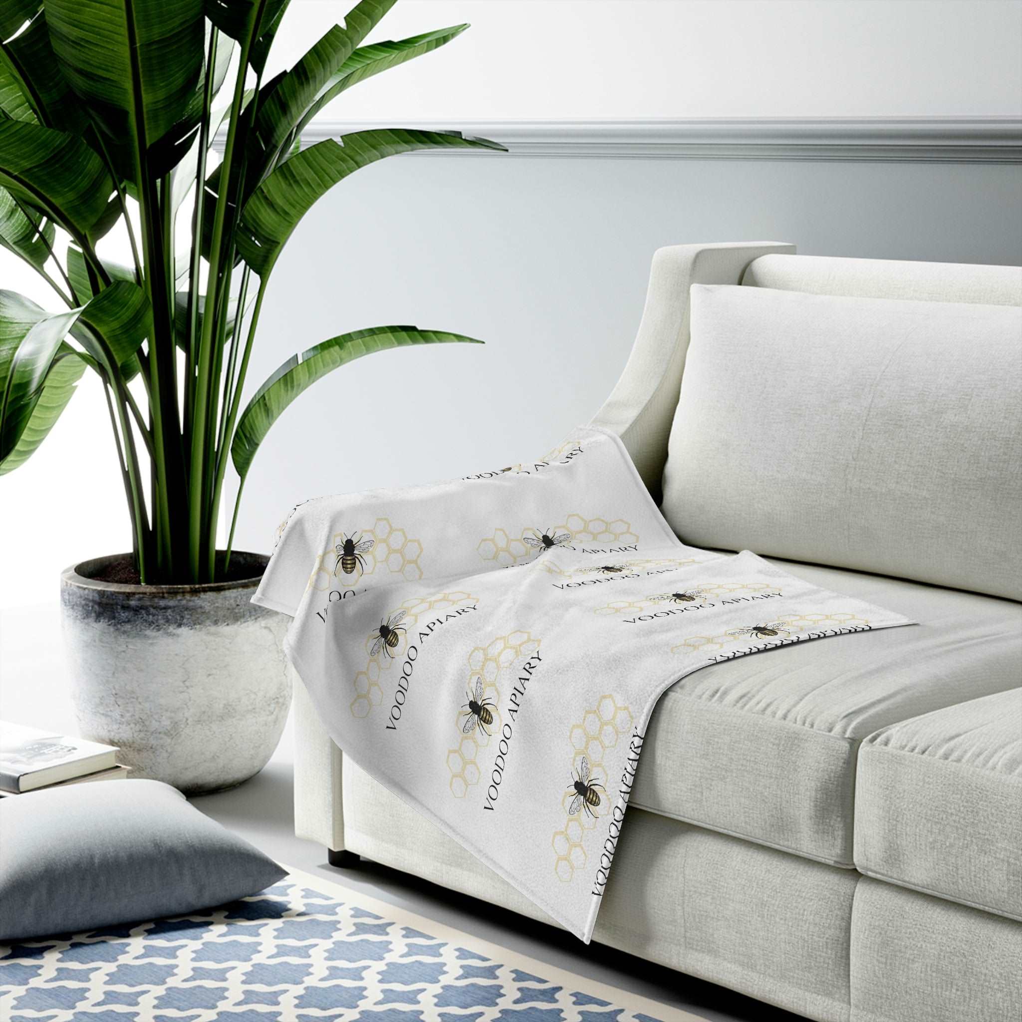Voodoo Apiary Velveteen Plush Blanket 