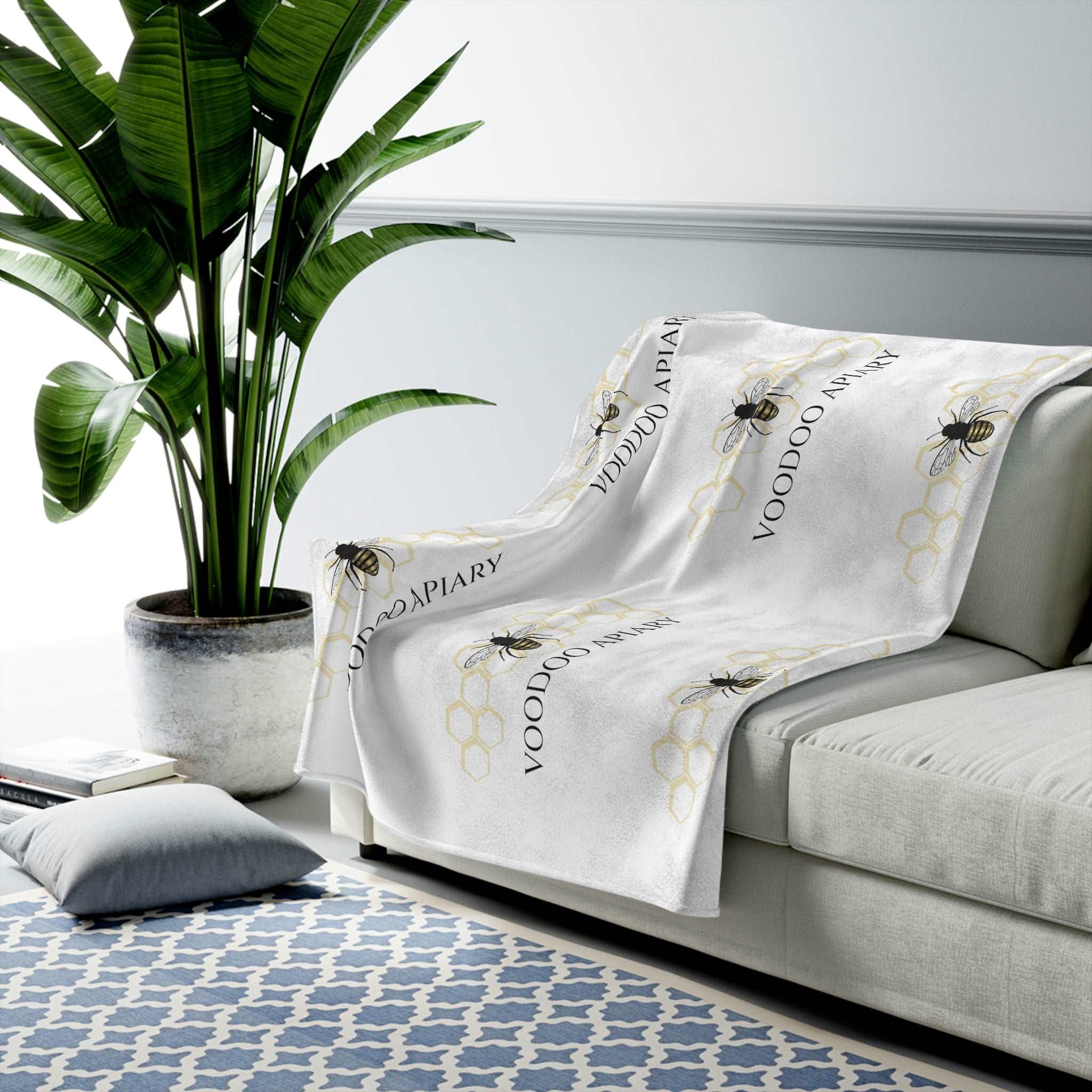 Voodoo Apiary Velveteen Plush Blanket 